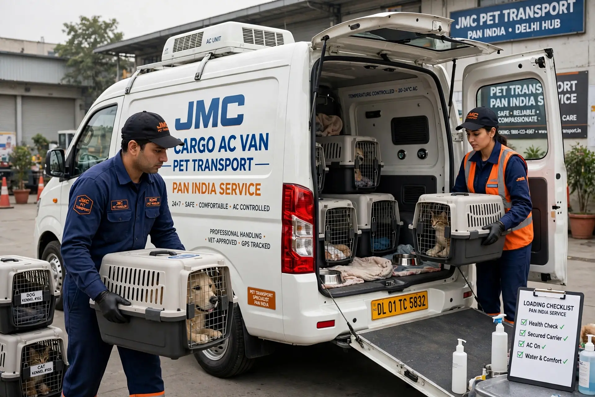 Pan India Pet Transport Loading